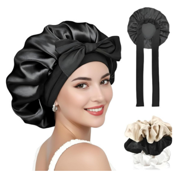 Scrunchies - Hair Drama Co. Silk Satin Premium Hairband Scrunchies for Women Combo (Set of 6)